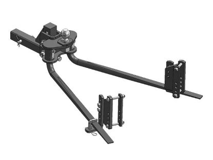 Picture of Blue Ox BXW1275 2-Point Weight Distributing Hitch, 7 Hole Shank 1200 Lbs. Tongue Weight
