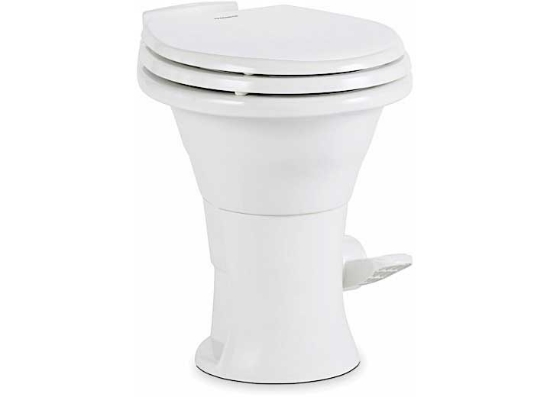 Picture of Dometic 310 Series White High Profile 360 Deg Vortex Flush Toilet 302310181 12-0002